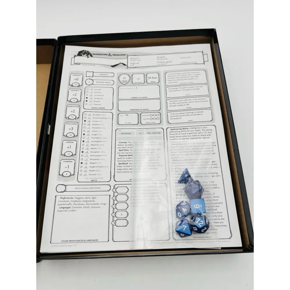 Wizards of the Coast Dungeons & Dragons Starter Set - Open Box Complete